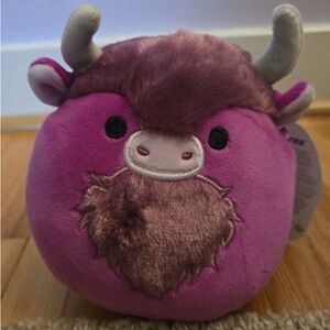 Squishmallows Dave the plum bison 5 inches